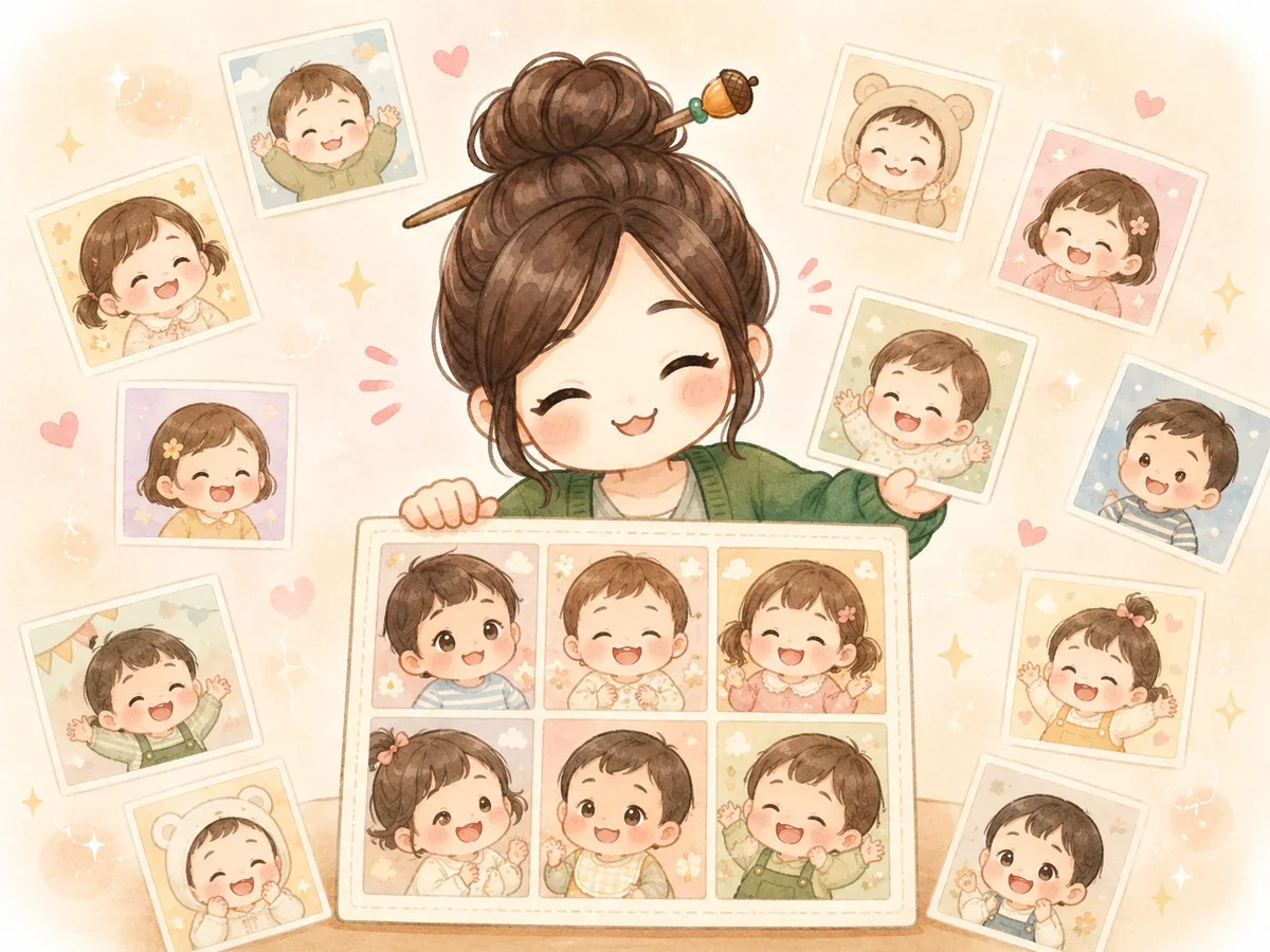 「どれもかわいくて選べない」なら、選ばなくていい｜厳選しないで全部残すアルバムの作り方