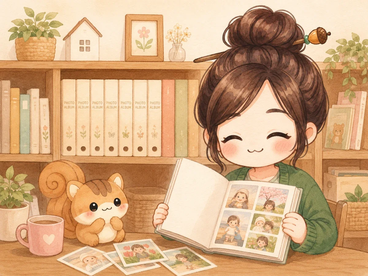 ましかくプリントとL判、どっちで残す？「A4で揃える」もアリ！