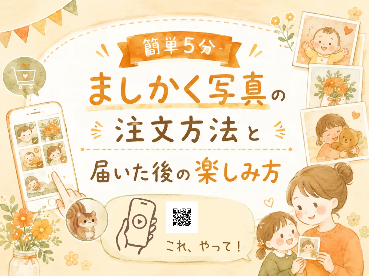 【スマホで数分】ましかく写真の注文方法と届いた後の楽しみ方｜よくばりアルバムSTEP5
