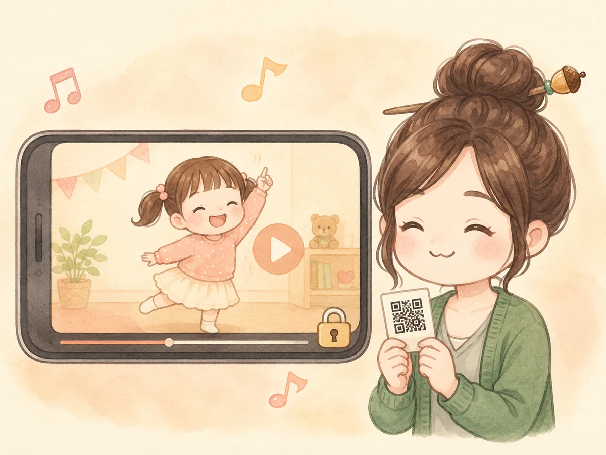 【YouTube限定公開】QRコード動画を容量を気にせず残す方法｜設定と注意点